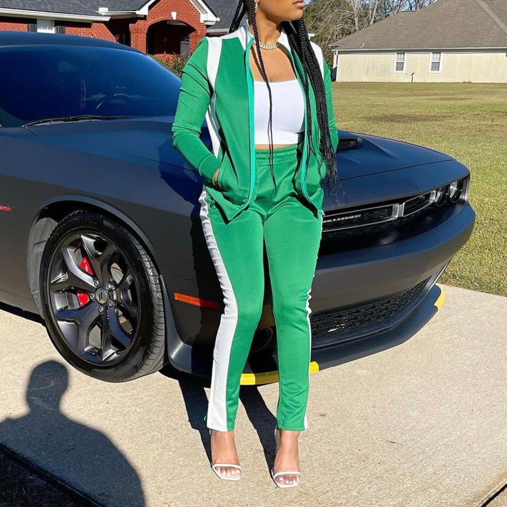 Green Two Piece Tracksuit